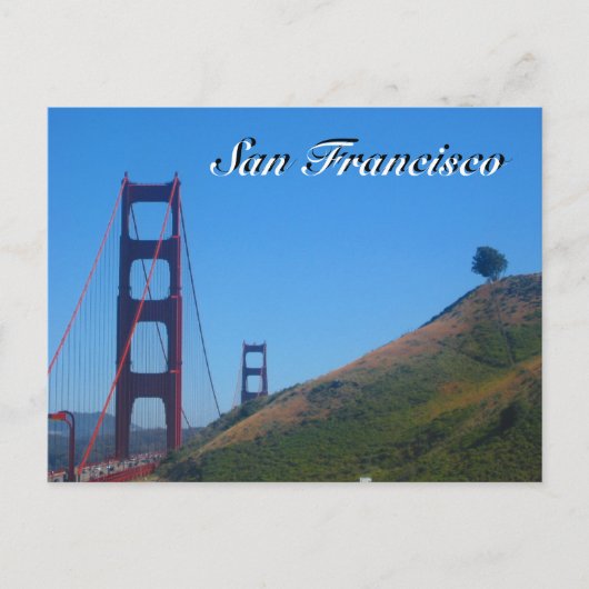 golden gate sf briefkaart (Voorkant)