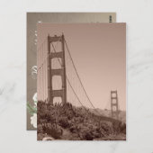 Golden Gate SF Bruidsfeest Spel Postcard Briefkaart (Voorkant / Achterkant)