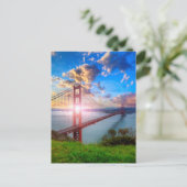 Golden Gate Sunrise Briefkaart (Staand voorkant)