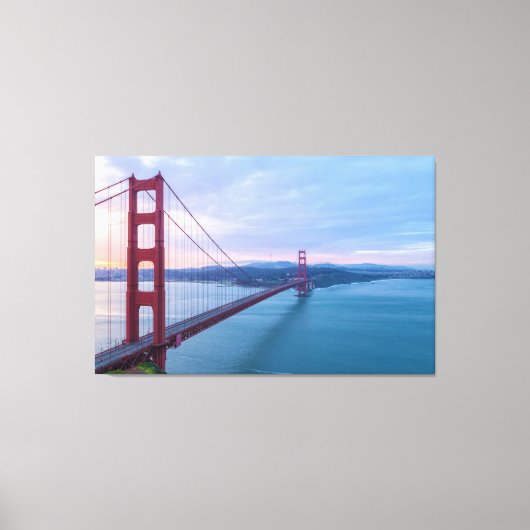 Golden Gate Sunrise Canvas Afdruk (Voorkant)
