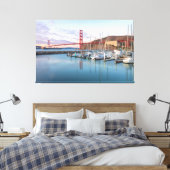 Golden Gate Sunrise Canvas Afdruk (Insitu (Slaapkamer))