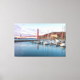 Golden Gate Sunrise Canvas Afdruk