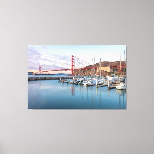 Golden Gate Sunrise Canvas Afdruk (Voorkant)