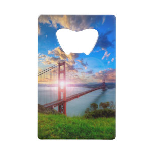 Golden Gate Sunrise Creditkaart Flessenopener