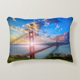 Golden Gate Sunrise Decoratief Kussen