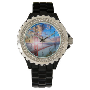 Golden Gate Sunrise Horloge