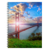 Golden Gate Sunrise Notitieboek (Voorkant)