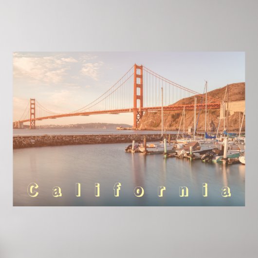 Golden Gate Sunrise Poster (Voorkant)