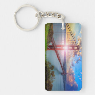 Golden Gate Sunrise Sleutelhanger
