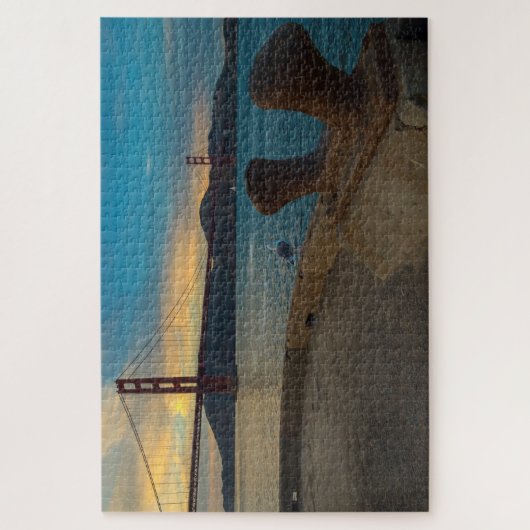 Golden Gate Sunset Legpuzzel (Verticaal)
