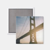 Golden Gate Sunset Magneet (Voorkant / Achterkant)