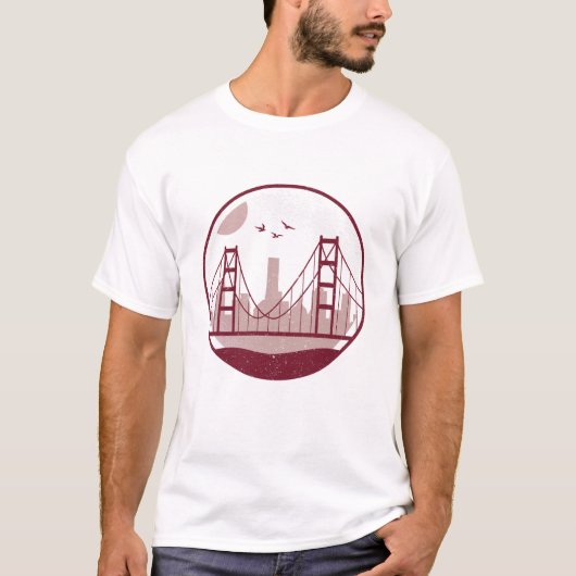 Golden Gate T-shirt (Voorkant)