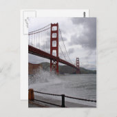 Golden Gate uit Fort Point Briefkaart (Voorkant / Achterkant)