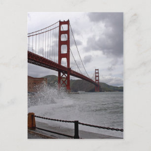 Golden Gate uit Fort Point Briefkaart
