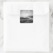 Golden Gate uit Telegraph Hill Vierkante Sticker (Tas)