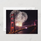 Golden Gate viert 75e Jubileum Briefkaarten (Voorkant / Achterkant)