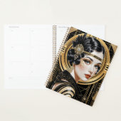 Golden Gatsby Glamour Art Deco Planner (Display)