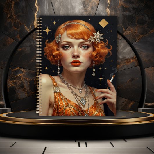 Golden Gatsby Glamour Art Deco Planner
