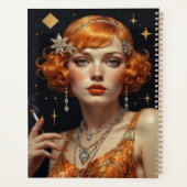 Golden Gatsby Glamour Art Deco Planner (Achterkant)