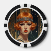 Golden Gatsby Glamour Poker Chips (Voorkant)