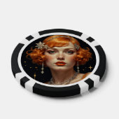 Golden Gatsby Glamour Poker Chips (Enkel)