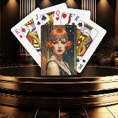 Golden Gatsby Glamour Pokerkaarten
