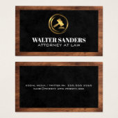 Golden Gavel Logo | wet Visitekaartje (Voorkant /achterkant)