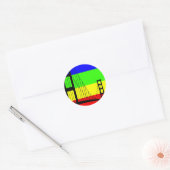 Golden Gay Ronde Sticker (Envelop)