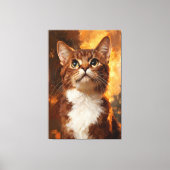 Golden Gaze Canvas Afdruk (Voorkant)