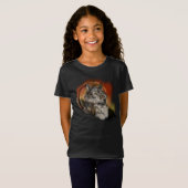 Golden Gaze Wolf T-shirt (Voorkant volledig)