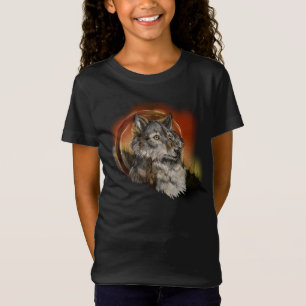 Golden Gaze Wolf T-shirt