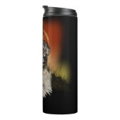 Golden Gaze Wolf Thermosbeker (Geroteerd rechts)