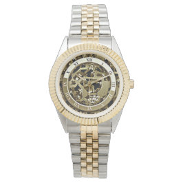 Golden Gear Pattern voor eWatch Horloge