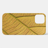 Golden geel bladpatroon in de ochtend. Case-Mate iPhone case (Achterkant (horizontaal))