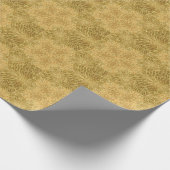 Golden geel zonlicht cadeaupapier (Hoek)