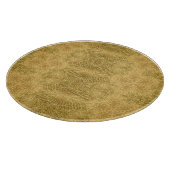 Golden geel zonlicht snijplank (Hoek)