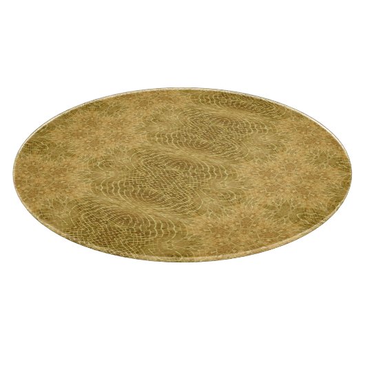 Golden geel zonlicht snijplank (Hoek)