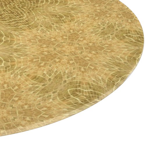 Golden geel zonlicht snijplank (Hoek)