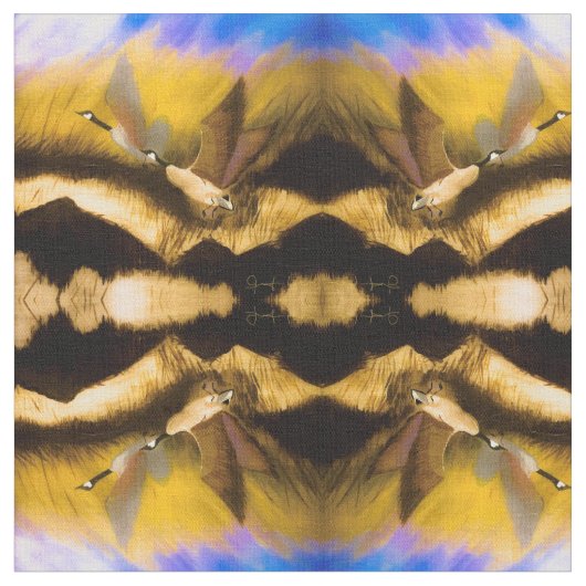 Golden Geese Stof (Close Up)