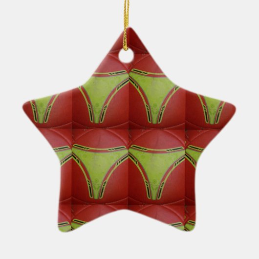 Golden gele curven.JPG Keramisch Ornament (Voorkant)