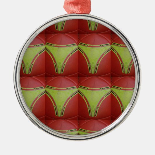 Golden gele curven.JPG Metalen Ornament (Voorkant)