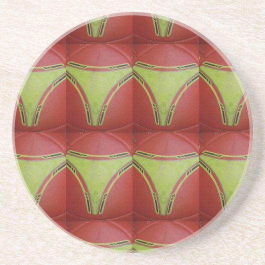 Golden gele curven.JPG Zandsteen Onderzetter (Voorkant)