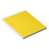 Golden gele ffd700 notitieblok (Schuin)