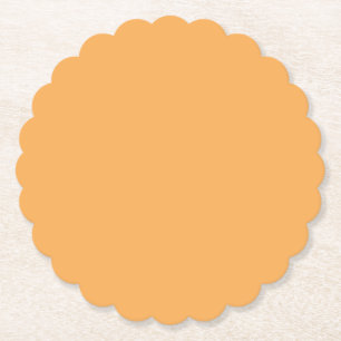 Golden gele vaste kleur kartonnen onderzetters
