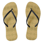 Golden gele zonheldere zomer teenslippers (Voetbed)