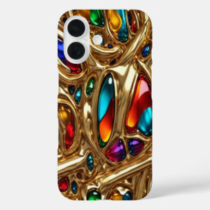 Golden Gem #9 - iPhone 16 Hoesjes