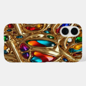 Golden Gem #9 - iPhone 16 Hoesjes (Achterkant (horizontaal))