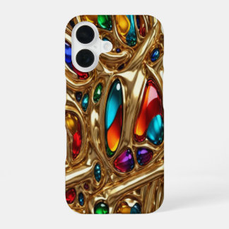 Golden Gem #9 - iPhone 16 Hoesjes Hoesje