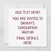 Golden Geometric Abstracte kunst Kaart (Achterkant)