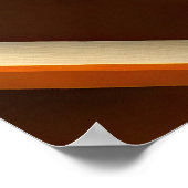 Golden Geometric Abstracte kunst Poster (Hoek)